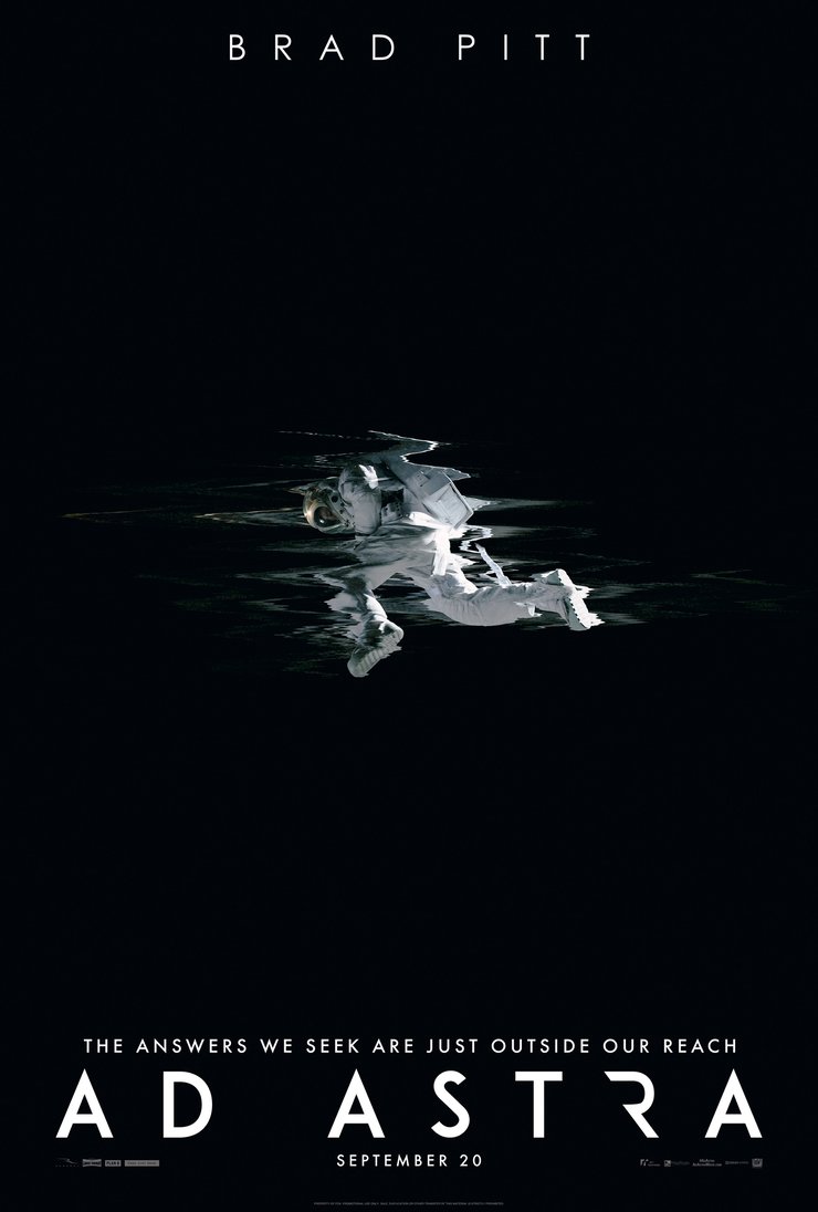 Ad Astra Poster - بهترین پوستر های فیلم 2019